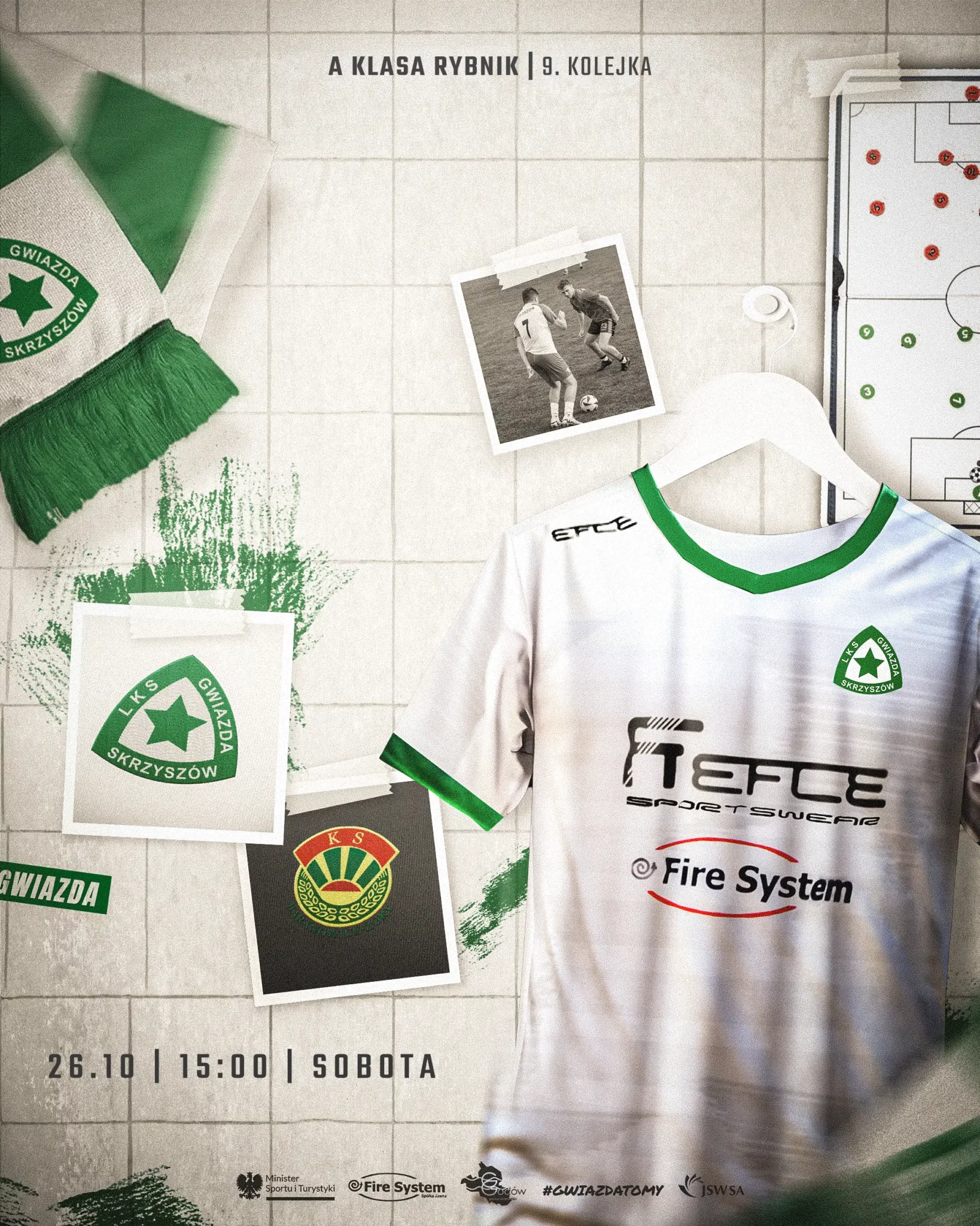 plakat meczowy Szymon Sitek